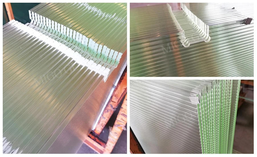 low iron fluted glass low iron fluted glass