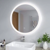 Μοντέρνος στρογγυλός καθρέφτης LED