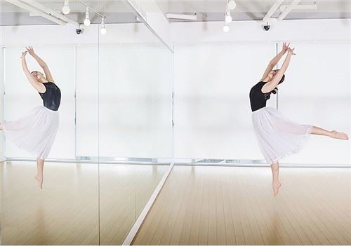 Μεγάλοι καθρέφτες στούντιο χορού